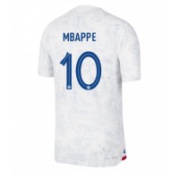 Francúzsko Kylian Mbappe #10 Vonkajší futbalový dres MS 2022 Krátky Rukáv